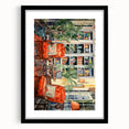 Vibrant Electric Reading Nook Art – Modern Electric Wall Art Canvas