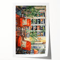 Vibrant Electric Reading Nook Art – Modern Electric Wall Art Canvas