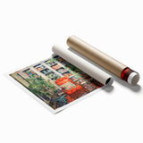 Vibrant Electric Reading Nook Art – Modern Electric Wall Art Canvas