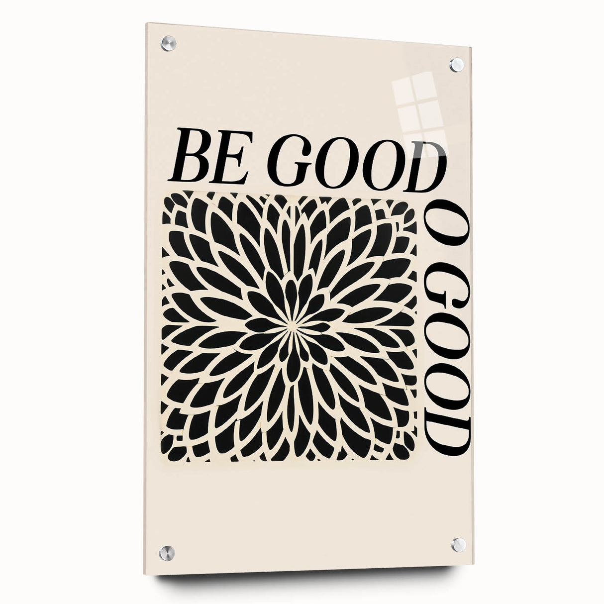 Bold Electric Be Good Art – Modern Electric Motivational Wall Art Canvas