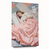 Peaceful Sleep Electric Art – Modern Electric Wall Art Canvas Print