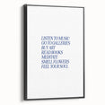 Electric Wall Art: 'Feel Your Soul' Motivational Typography Print