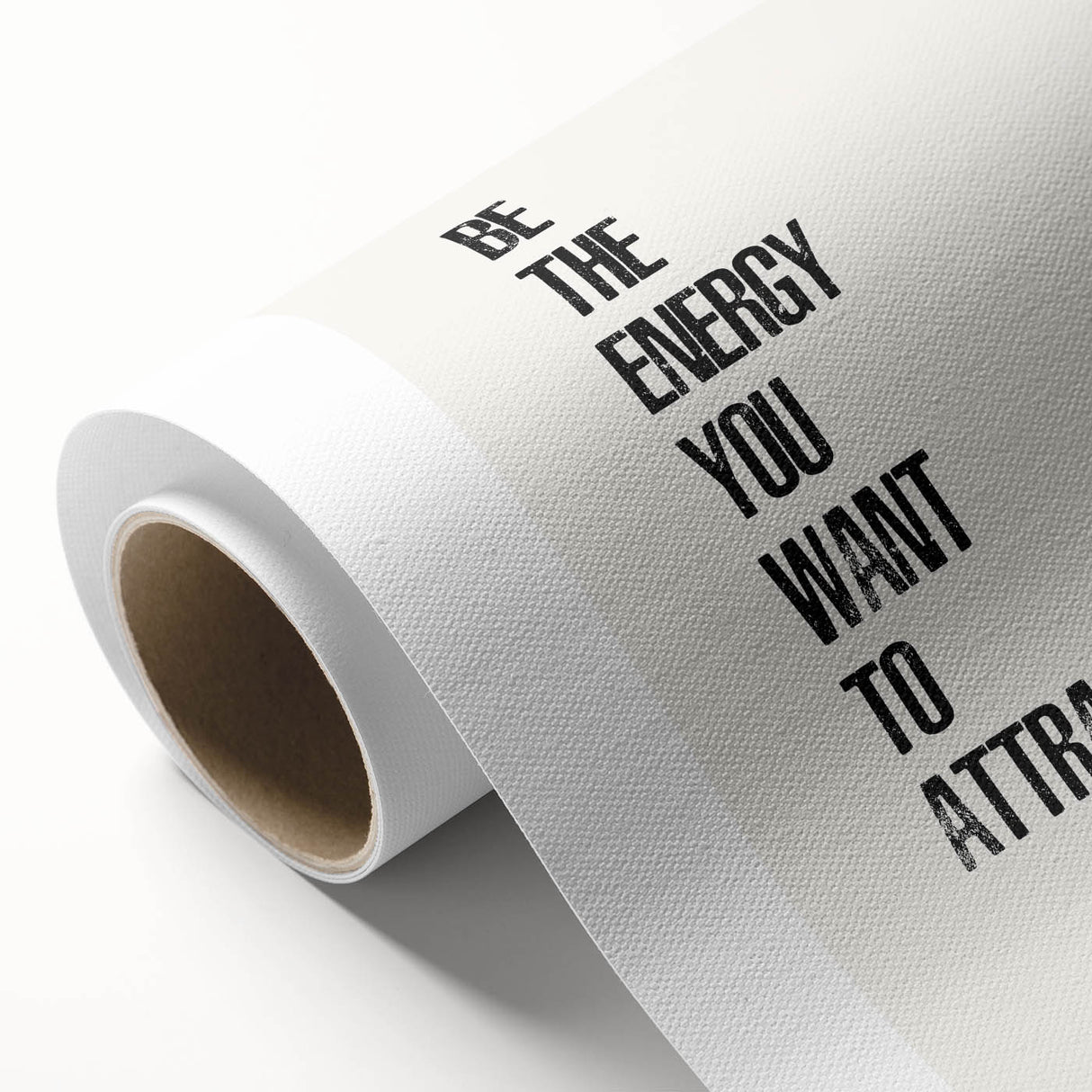 "Electric Wall Art: Motivational 'Be the Energy' Typography Print"