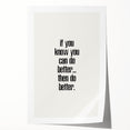 Electric Wall Art: Motivational 'Do Better' Typography for Inspiration