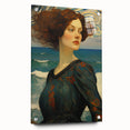 Vibrant Electric Wall Art – Abstract Electric Painting of Ocean Beauty