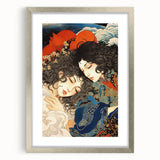 Electric Art Canvas – Vibrant Abstract Electric Painting of Dreamy Figures
