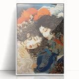 Electric Art Canvas – Vibrant Abstract Electric Painting of Dreamy Figures