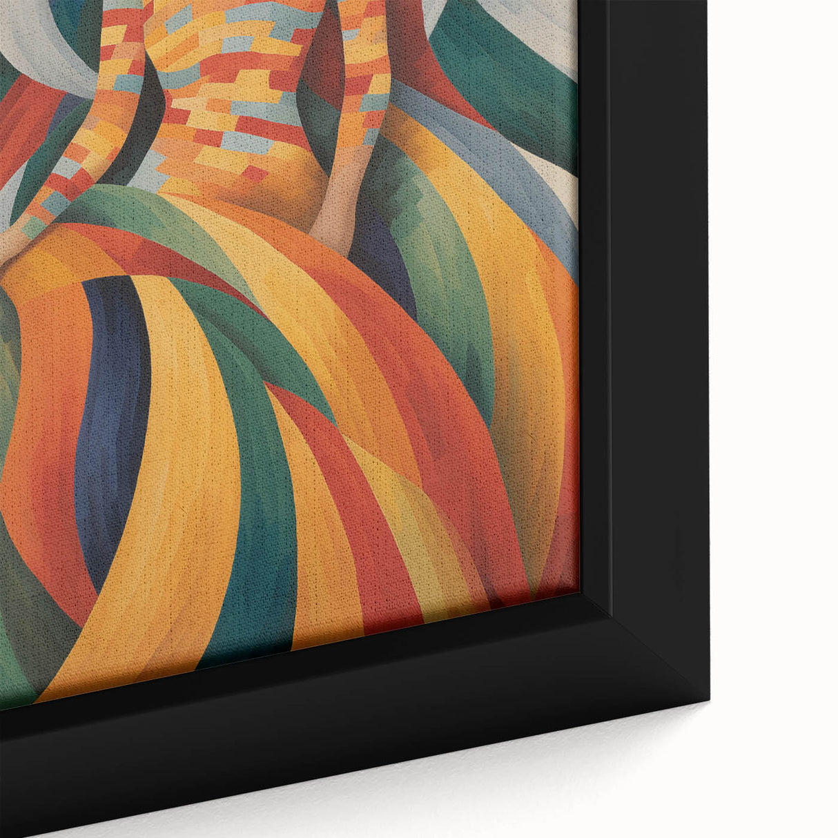 Electric Wall Art: Vibrant Abstract Electric Painting for Modern Decor