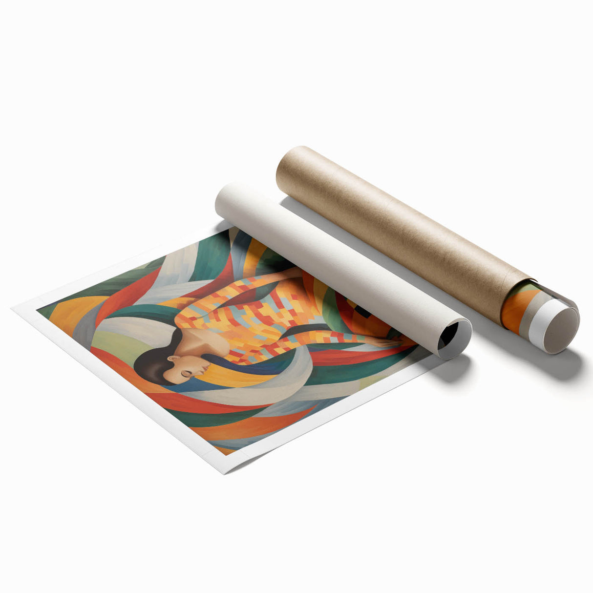 Electric Wall Art: Vibrant Abstract Electric Painting for Modern Decor