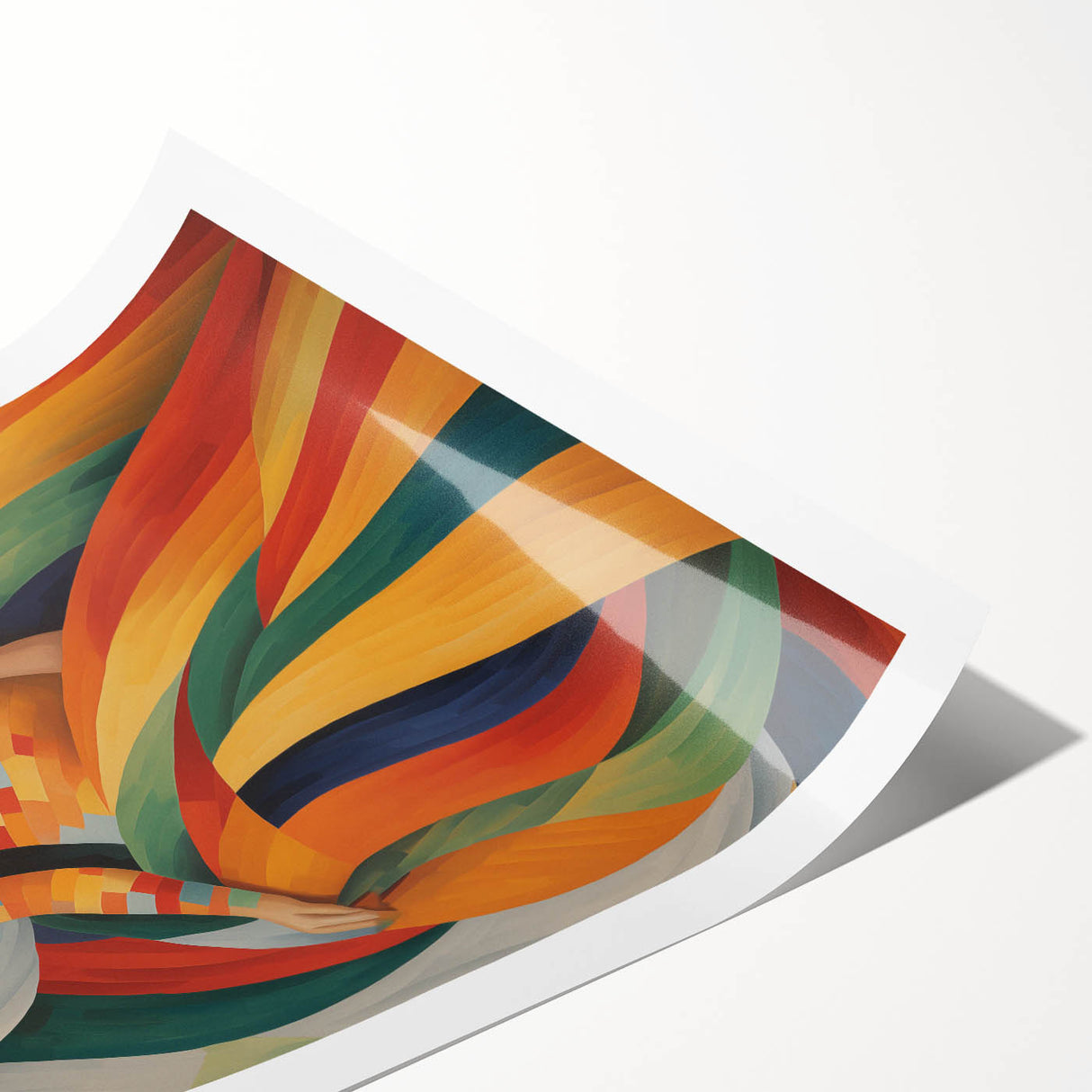 Electric Wall Art: Vibrant Abstract Electric Painting for Modern Decor