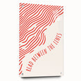 Electric Wall Art – Modern Abstract Electric Print with Red Line Art