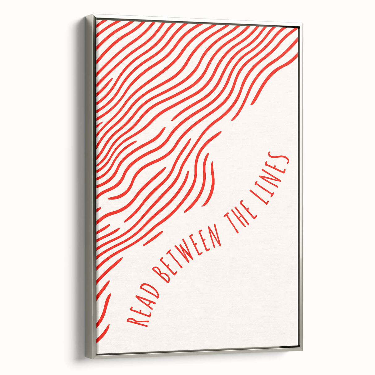 Electric Wall Art – Modern Abstract Electric Print with Red Line Art