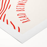 Electric Wall Art – Modern Abstract Electric Print with Red Line Art