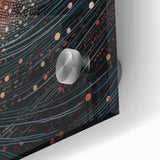 Electric Wall Art – Abstract Cosmic Light and Waves Electric Art Print