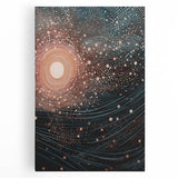 Electric Wall Art – Abstract Cosmic Light and Waves Electric Art Print