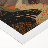 Electric Wall Art – Vibrant Autumn Landscape with Silhouette Electric Print