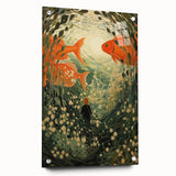 Electric Wall Art – Vibrant Underwater Scene with Fish Electric Art Print
