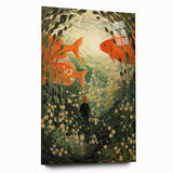 Electric Wall Art – Vibrant Underwater Scene with Fish Electric Art Print