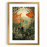 Electric Wall Art – Vibrant Underwater Scene with Fish Electric Art Print