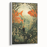 Electric Wall Art – Vibrant Underwater Scene with Fish Electric Art Print