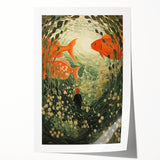 Electric Wall Art – Vibrant Underwater Scene with Fish Electric Art Print