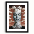 Electric Wall Art – Surreal Portrait with Clouds Electric Art Print
