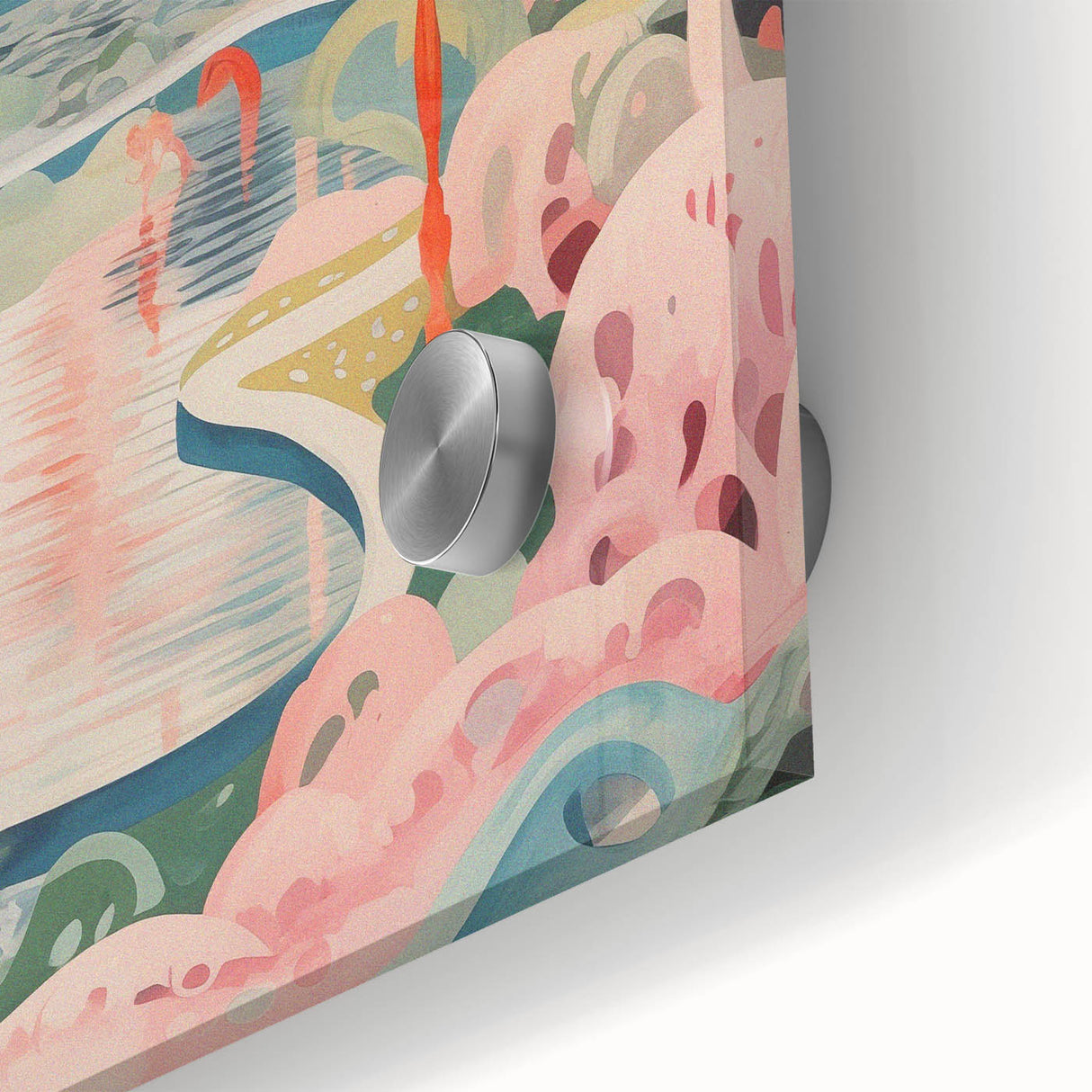 Electric Wall Art: Modern Electric Decor with Dreamy Abstract Landscape