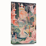 Electric Wall Art: Modern Electric Decor with Dreamy Abstract Landscape