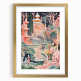 Electric Wall Art: Modern Electric Decor with Dreamy Abstract Landscape