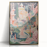 Electric Wall Art: Modern Electric Decor with Dreamy Abstract Landscape
