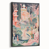 Electric Wall Art: Modern Electric Decor with Dreamy Abstract Landscape
