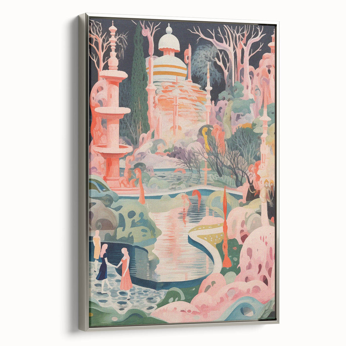 Electric Wall Art: Modern Electric Decor with Dreamy Abstract Landscape