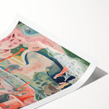 Electric Wall Art: Modern Electric Decor with Dreamy Abstract Landscape