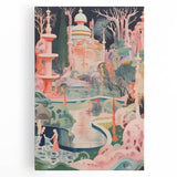 Electric Wall Art: Modern Electric Decor with Dreamy Abstract Landscape