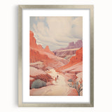 Electric Wall Art: Vibrant Desert Landscape - Modern Electric Decor
