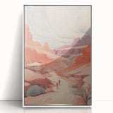Electric Wall Art: Vibrant Desert Landscape - Modern Electric Decor
