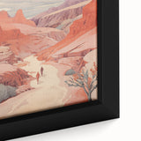 Electric Wall Art: Vibrant Desert Landscape - Modern Electric Decor