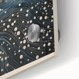 Electric Wall Art: Abstract Night Forest - Modern Electric Decor