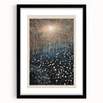 Electric Wall Art: Abstract Night Forest - Modern Electric Decor