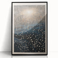 Electric Wall Art: Abstract Night Forest - Modern Electric Decor