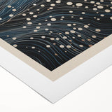 Electric Wall Art: Abstract Night Forest - Modern Electric Decor
