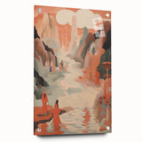 Electric Wall Art: Serene Landscape Journey - Modern Electric Decor