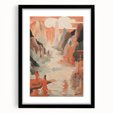 Electric Wall Art: Serene Landscape Journey - Modern Electric Decor