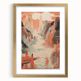 Electric Wall Art: Serene Landscape Journey - Modern Electric Decor