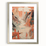 Electric Wall Art: Serene Landscape Journey - Modern Electric Decor