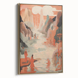 Electric Wall Art: Serene Landscape Journey - Modern Electric Decor