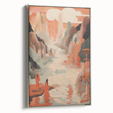 Electric Wall Art: Serene Landscape Journey - Modern Electric Decor