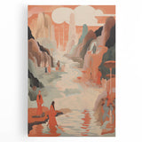 Electric Wall Art: Serene Landscape Journey - Modern Electric Decor