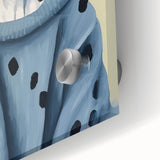 Electric Wall Art: Dalmatian in Cozy Sweater - Modern Electric Decor