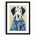 Electric Wall Art: Dalmatian in Cozy Sweater - Modern Electric Decor
